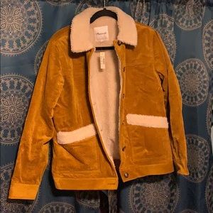 Madewell Sherpa and Corduroy Jacket